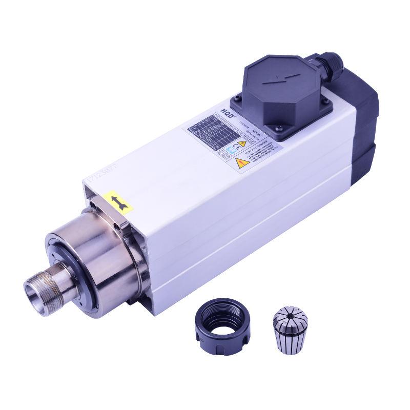 HQD Air Cooled Spindle 2.2kW ER20 220V 18000RPM - Square Spindle