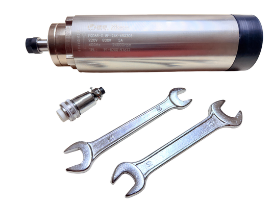 Air Cooled Spindle 800W ER11 220V 24000RPM - 65mm