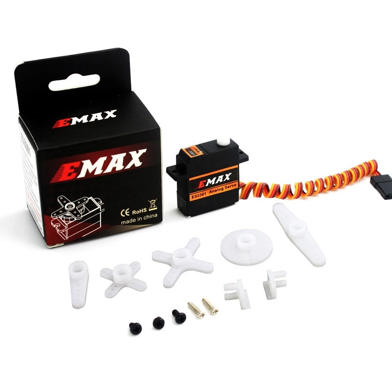 EMAX Micro Servo ES3301 2kg-cm Plastic Gear Analog Servo for RC Plane