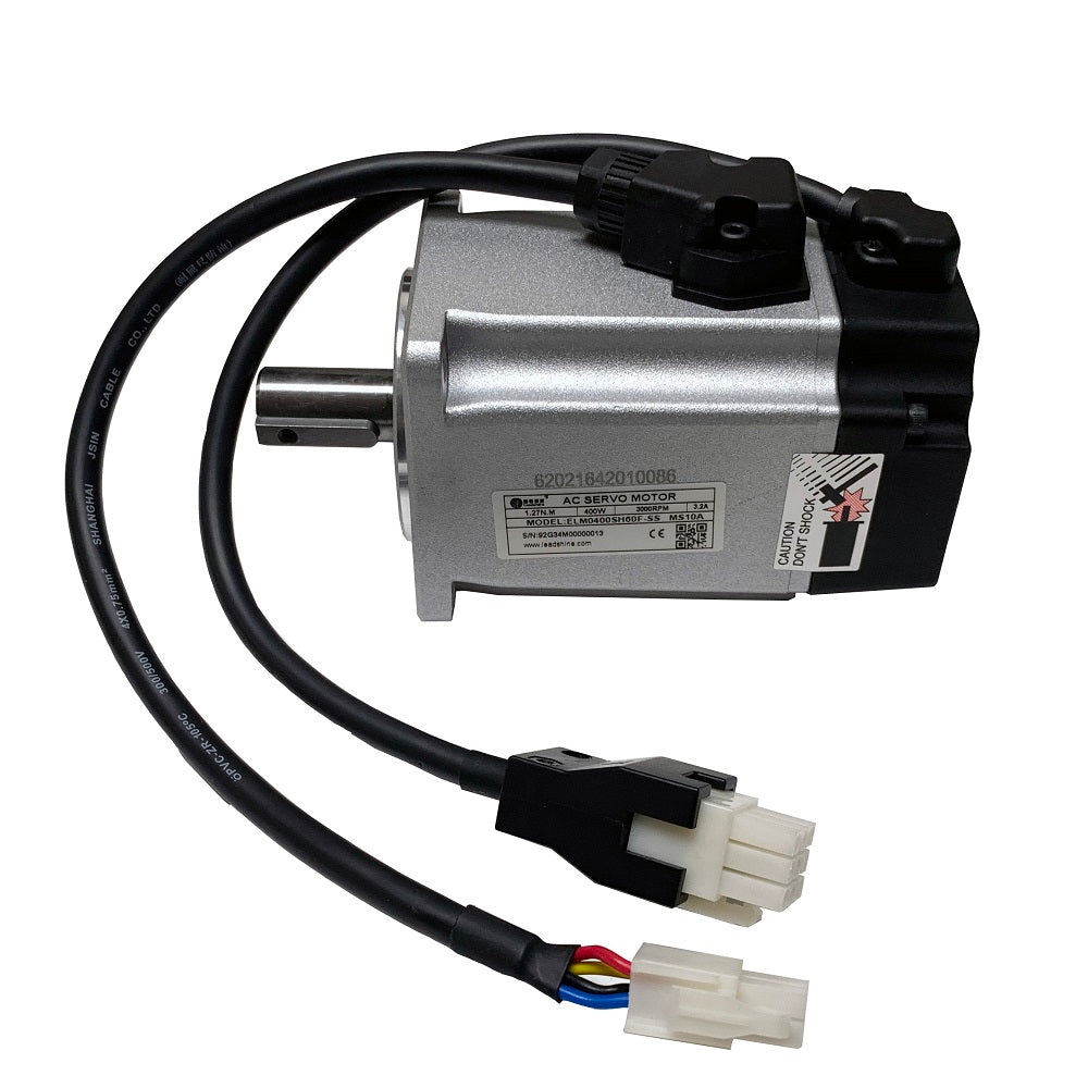 NEMA24 High-Performance AC Servo Motor (20 kg-cm) with 400W Servo Driver & 3m Cable