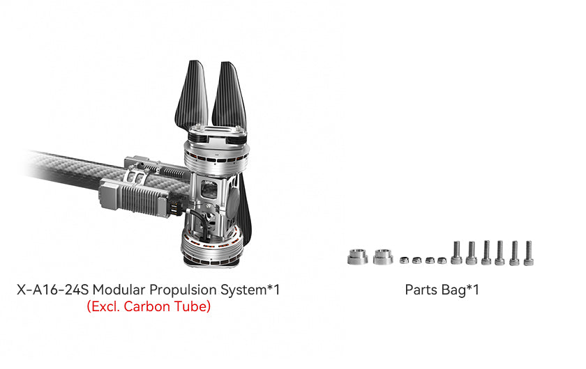 T-Motor X-A16-24S KV35 Coaxial Modular Propulsion System for Agricultural Drone