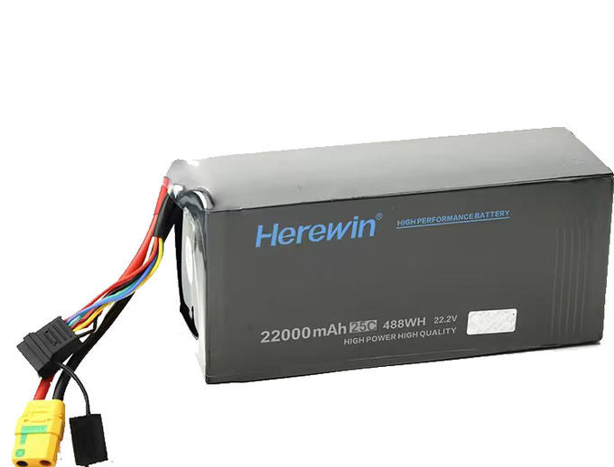 Herewin 22.2V 6S 22000mAh 25C / 50C Lipo Battery Pack with ANTISPARK XT90S Connector