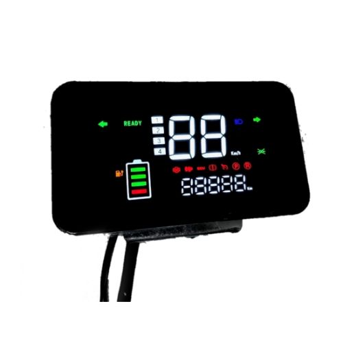 E-Bike LCD Display 48v/60v/72v speedo Meter For E-vehicle