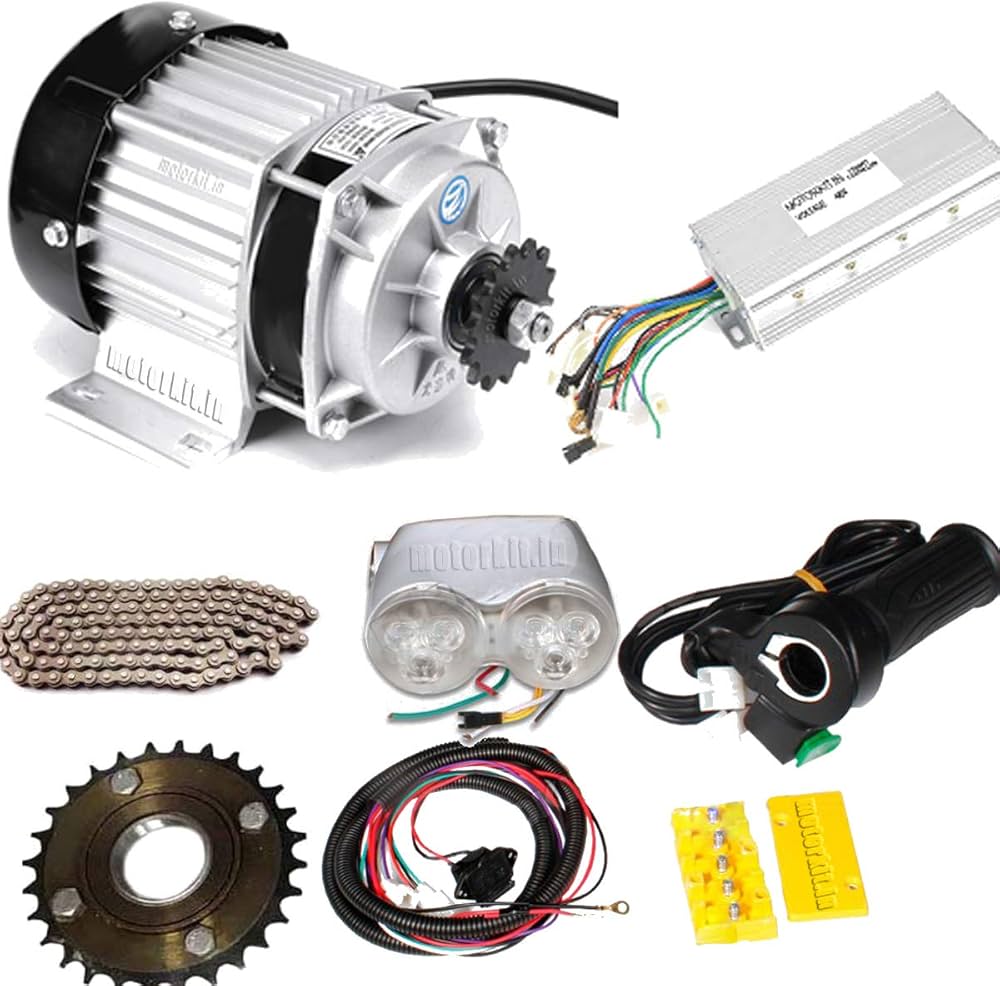 E-Bike BM1418ZXF 48V 400RPM 750W BLDC Motor DIY Electric Rickshaw Kit With Charger