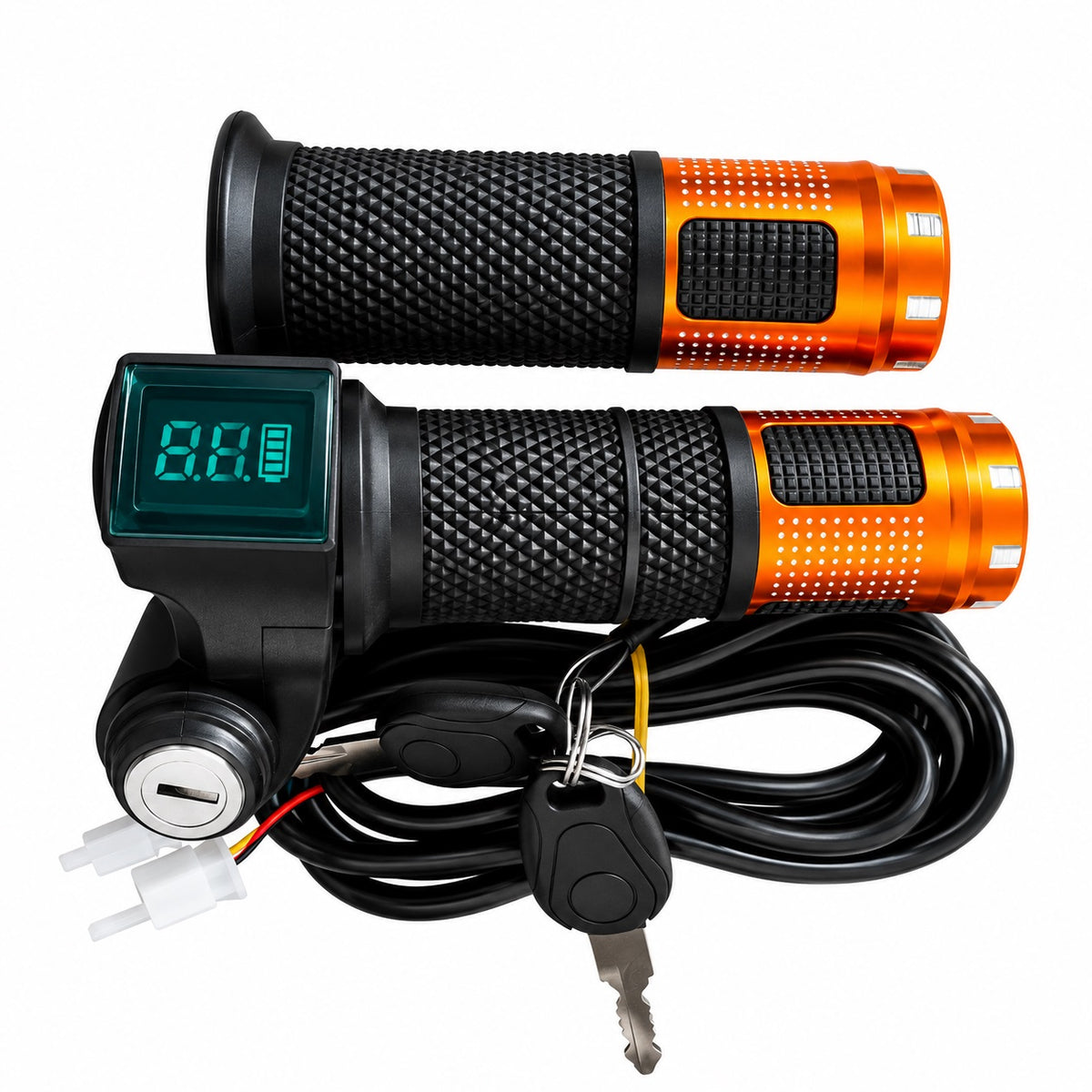 E-bike Digital Throttle With Voltage Display & Key
