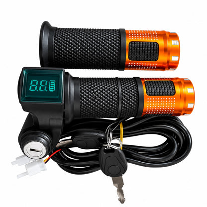 E-bike Digital Throttle With Voltage Display & Key