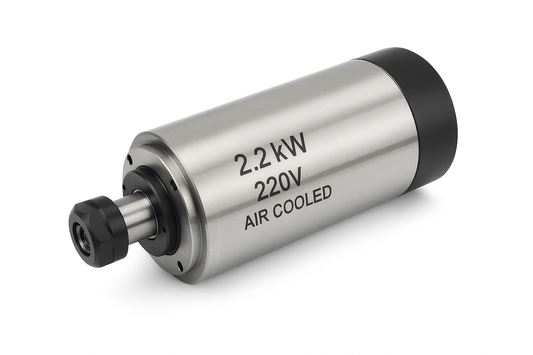 Water Cooled Spindle Motor 2.2kW ER20 220V 24000RPM - 80mm