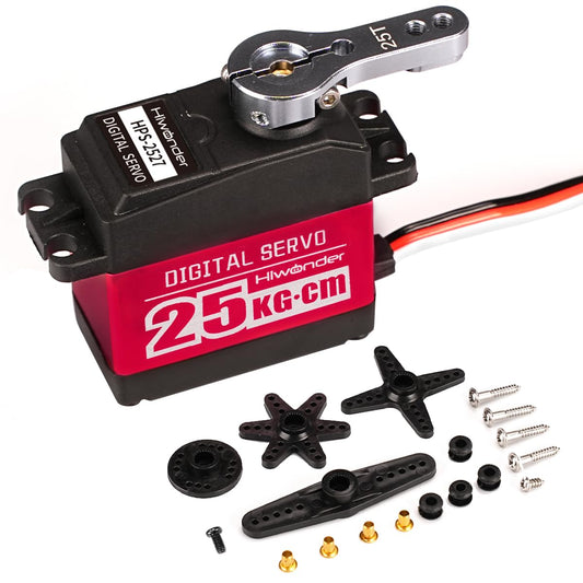 RC HPS Metal Gear 25kg High Torque Digital Servo Single Shaft