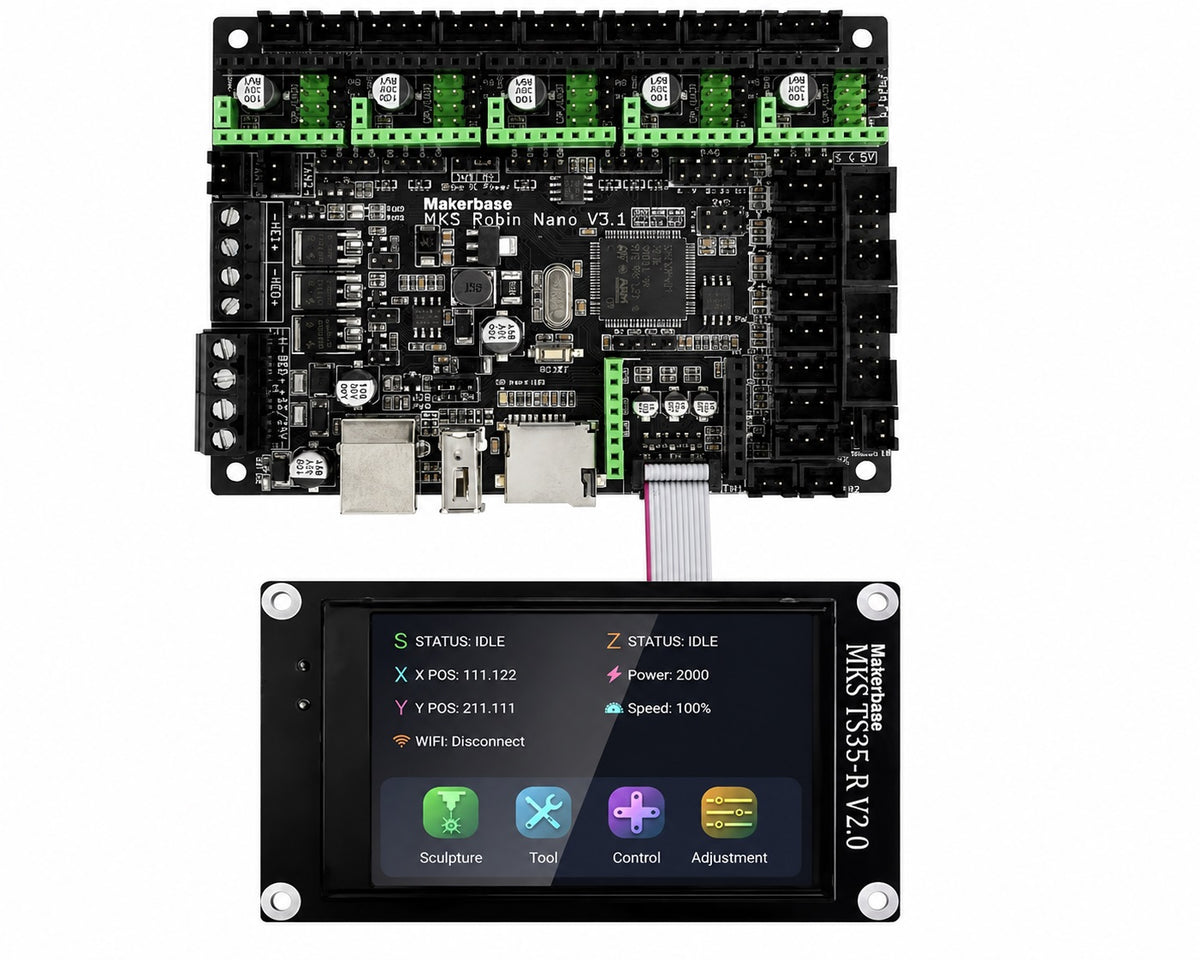 Makerbase MKS Robin Nano V3 With MKS TS35-R Capacitive Touchscreen Control Board Combo