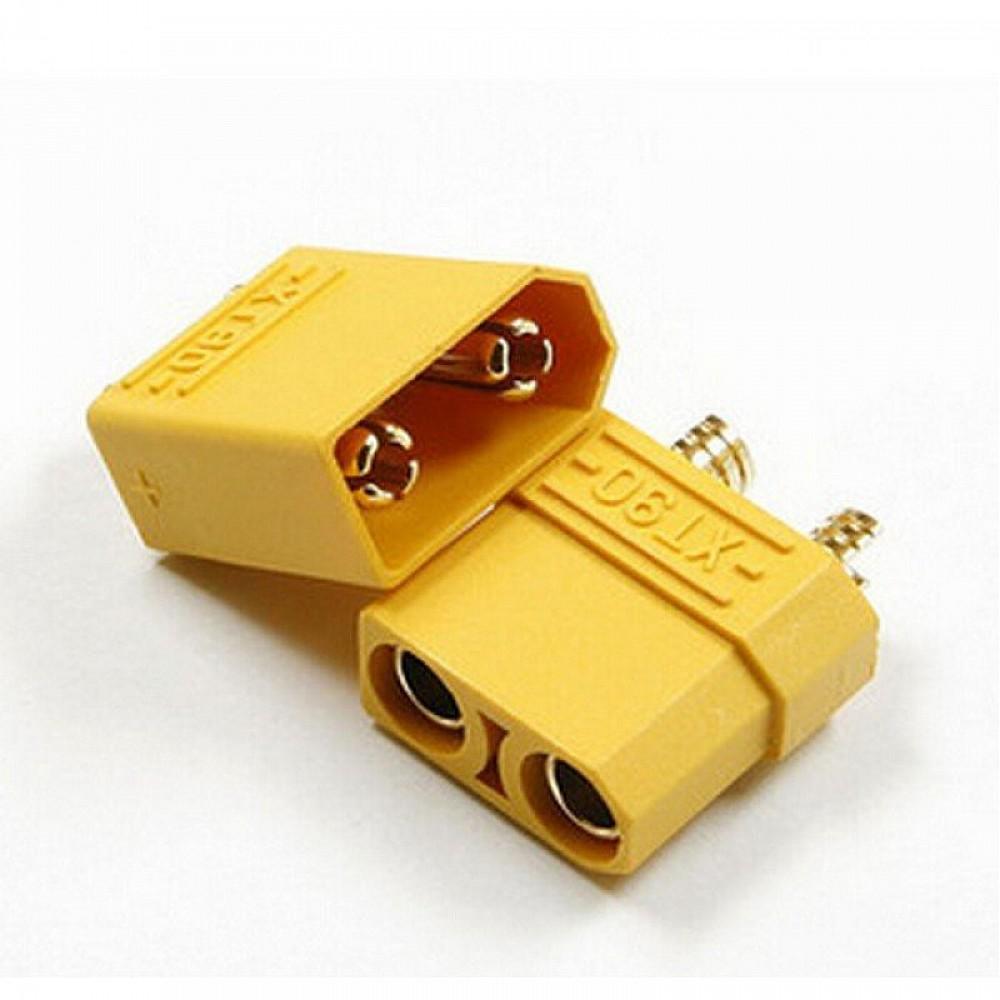 XT90 Male + Female connectors - Pair