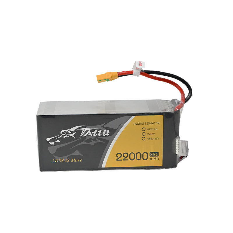 Tattu Plus 22000mAh 6C 22.2V 25C Lipo Battery with XT90S