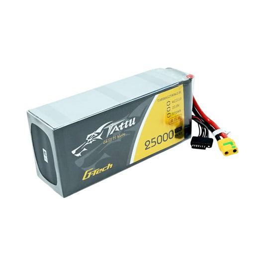 Tattu 25000mAh 6S 22.8V 10C LiPo HV Battery pack with XT90-S Anti Spark