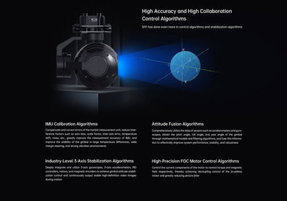 SIYI ZR10 Night Vision 3 Axis 2K 4MP QHD 30X Hybrid Zoom Gimbal Camera for Drone Surveillance