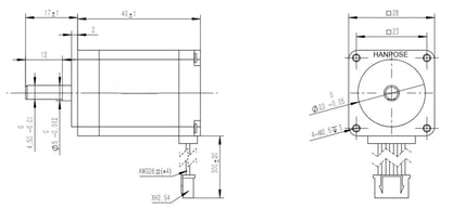 NEMA11 2Kgcm STEPPER MOTOR With D-Shaft