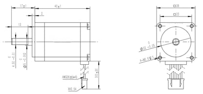 NEMA11 2Kgcm STEPPER MOTOR With D-Shaft