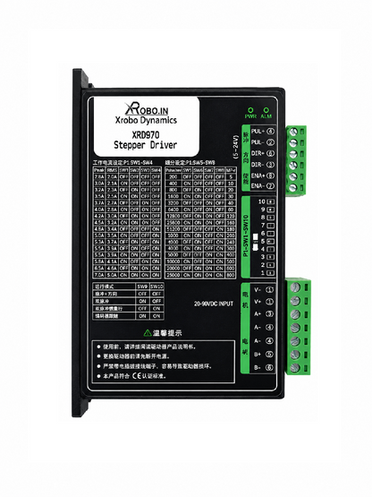 NEMA23 10Kgcm STEPPER MOTOR with XRD970 Stepper Driver
