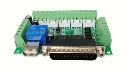 MACH3 5-Axis with Optocoupler Interface CNC Board