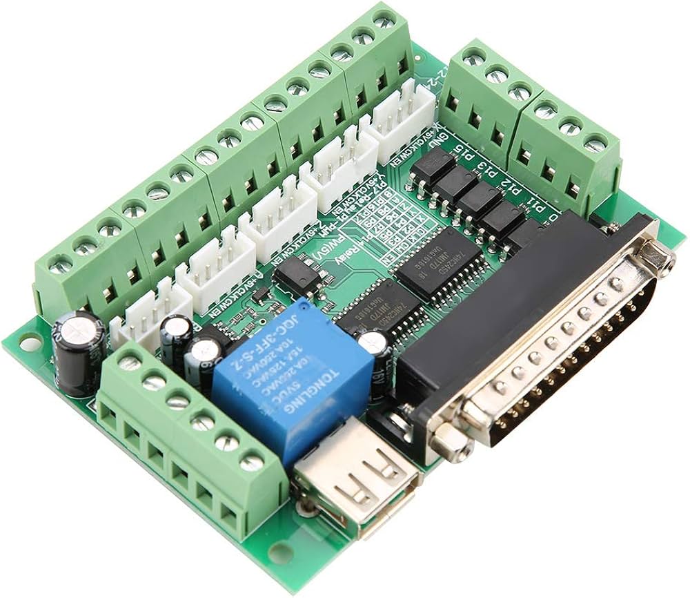 MACH3 5-Axis with Optocoupler Interface CNC Board