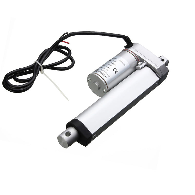 Linear Actuator 100mm Stroke, 1500N Force, 7mm/s Speed, 12V DC High-Torque Electric Actuator for Automation