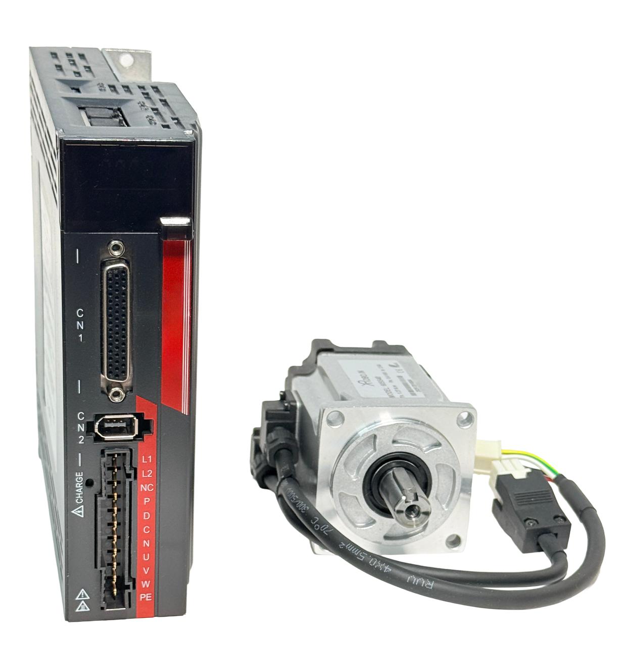 NEMA24 High-Performance AC Servo Motor (20 kg-cm) with 400W Servo Driver & 3m Cable