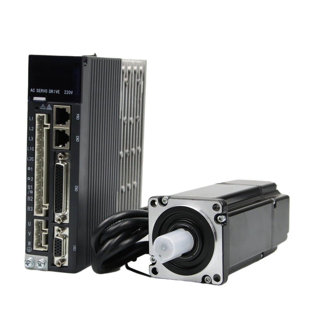 AC Servo High-Performance 400W-Brake 23bit Motor with Ac Servo Driver & 3m Cable