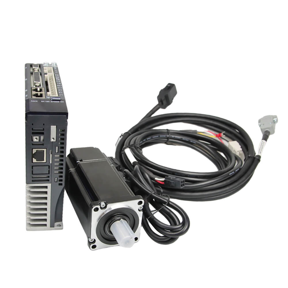 AC Servo High-Performance 400W-Brake 23bit Motor with Ac Servo Driver & 3m Cable