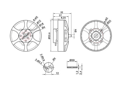 T-Motor MN5008 Antigravity 6-12S UAV KV340