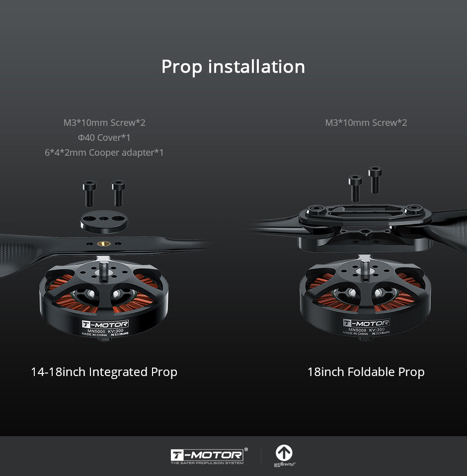 T-Motor MN5008 Antigravity 6-12S UAV KV340