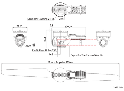 T-Motor A6 Modular Propulsion System for Agricultural Drone