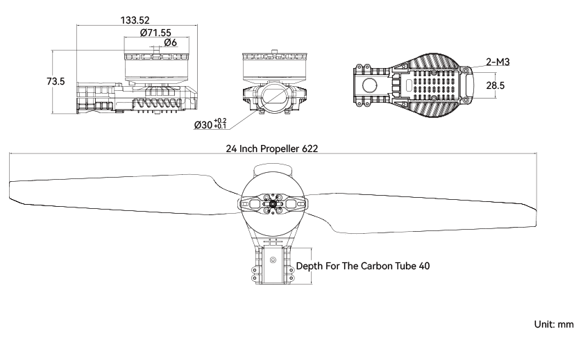 T-Motor A6L-X Modular Propulsion System for Agricultural Drone