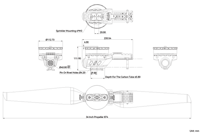 T-Motor A10 Modular Propulsion System for Agricultural Drone