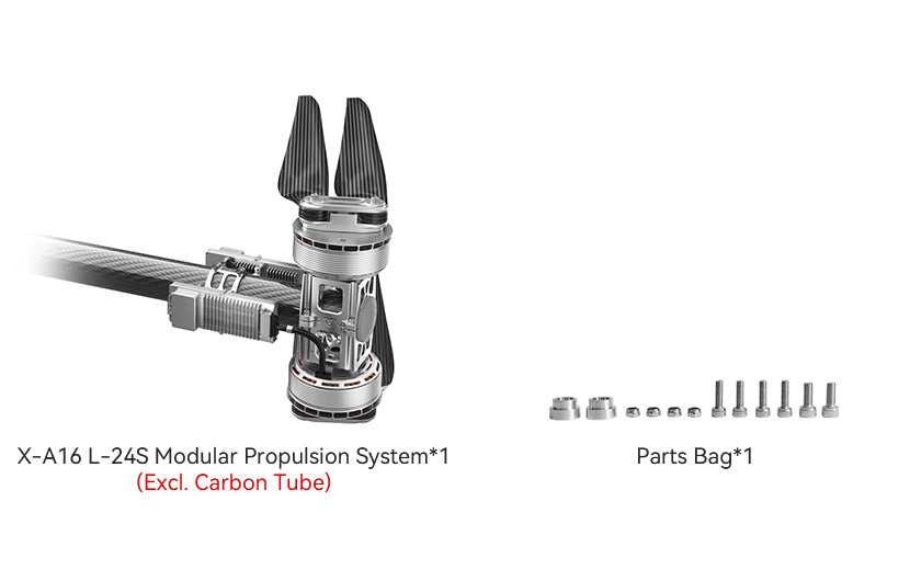 T-Motor X-A16L-24S KV35 Coaxial Modular Propulsion System for Agricultural Drone