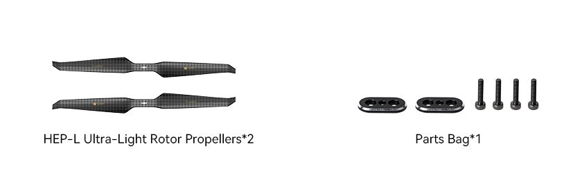 T-Motor HEP-L Carbon Fiber (Ultra Light) 22*7.2 Propeller