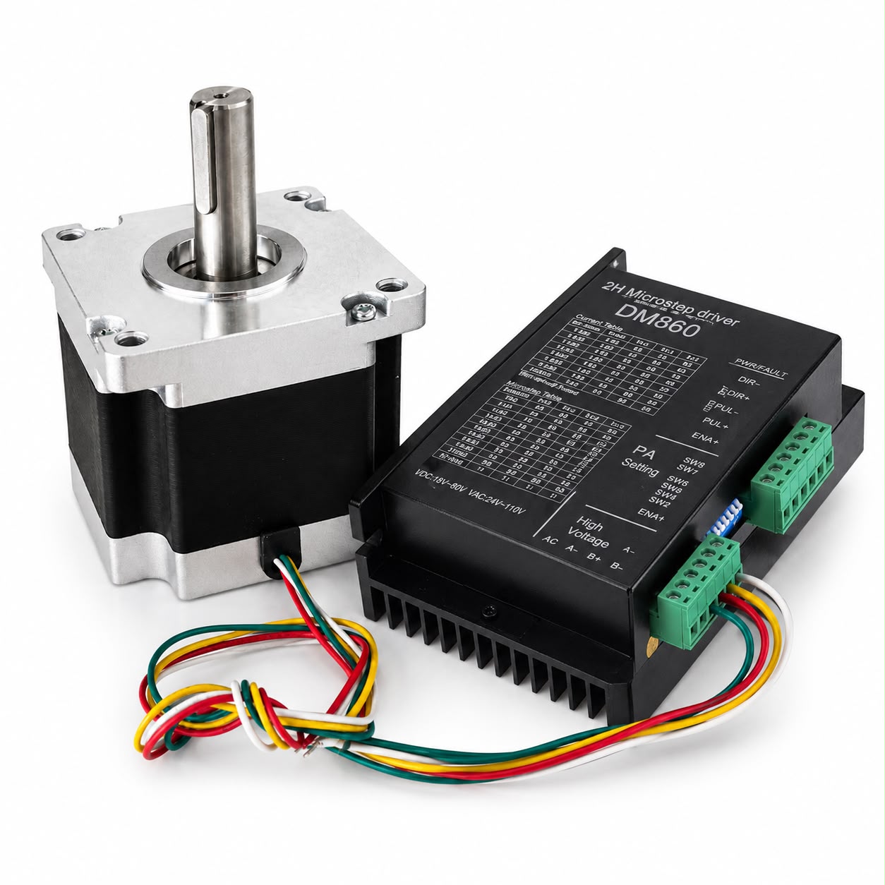 NEMA42 110Kgcm STEPPER MOTOR With DM860H Stepper Driver