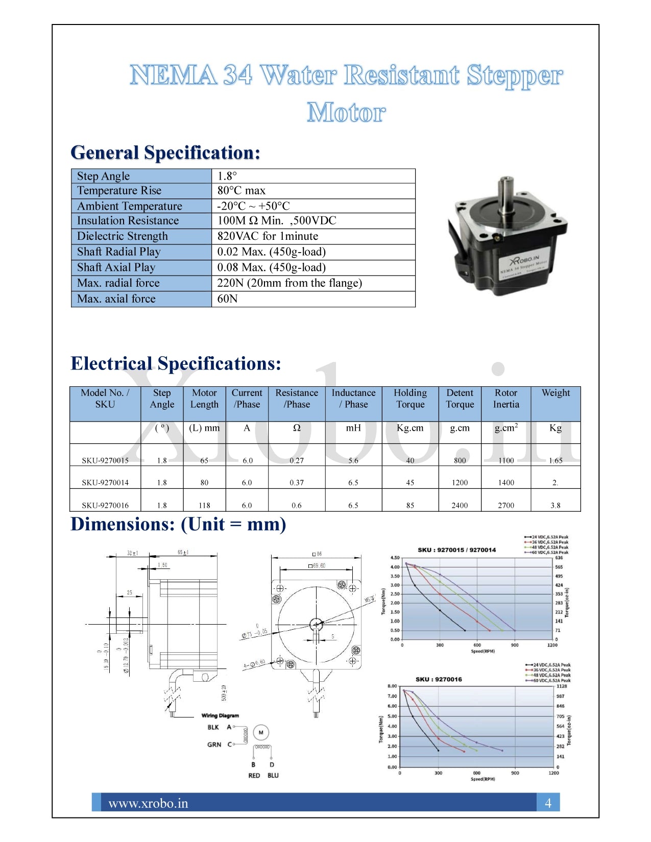 NEMA34 35Kgcm STEPPER MOTOR with DM860H Driver